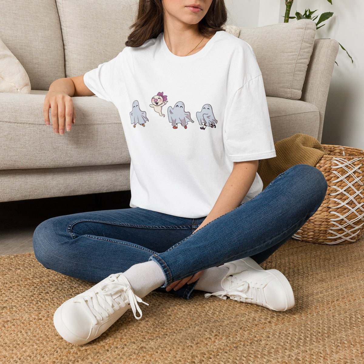 The Lonely Ghost Group Character T-Shirt